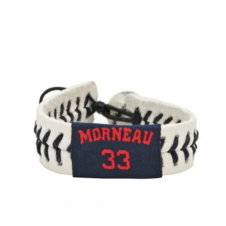 GAMEWEAR MLB Minnesota Twins - Justin Morneau Leather Wrist Band GWBBMINAJMO